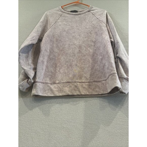 Mustard Seed Womens S Pullover Sweater Purple Ombré Long Sleeve 100% Cotton - Picture 4 of 10